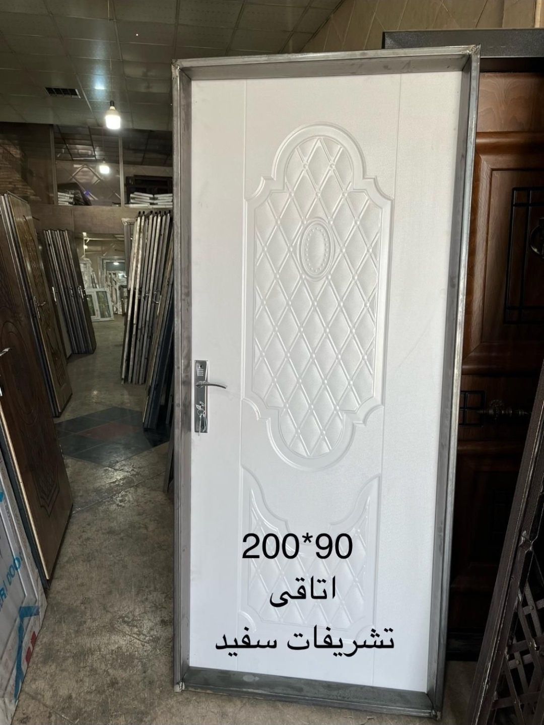 درب با چهارچوب ملامینه تشریفات سفید